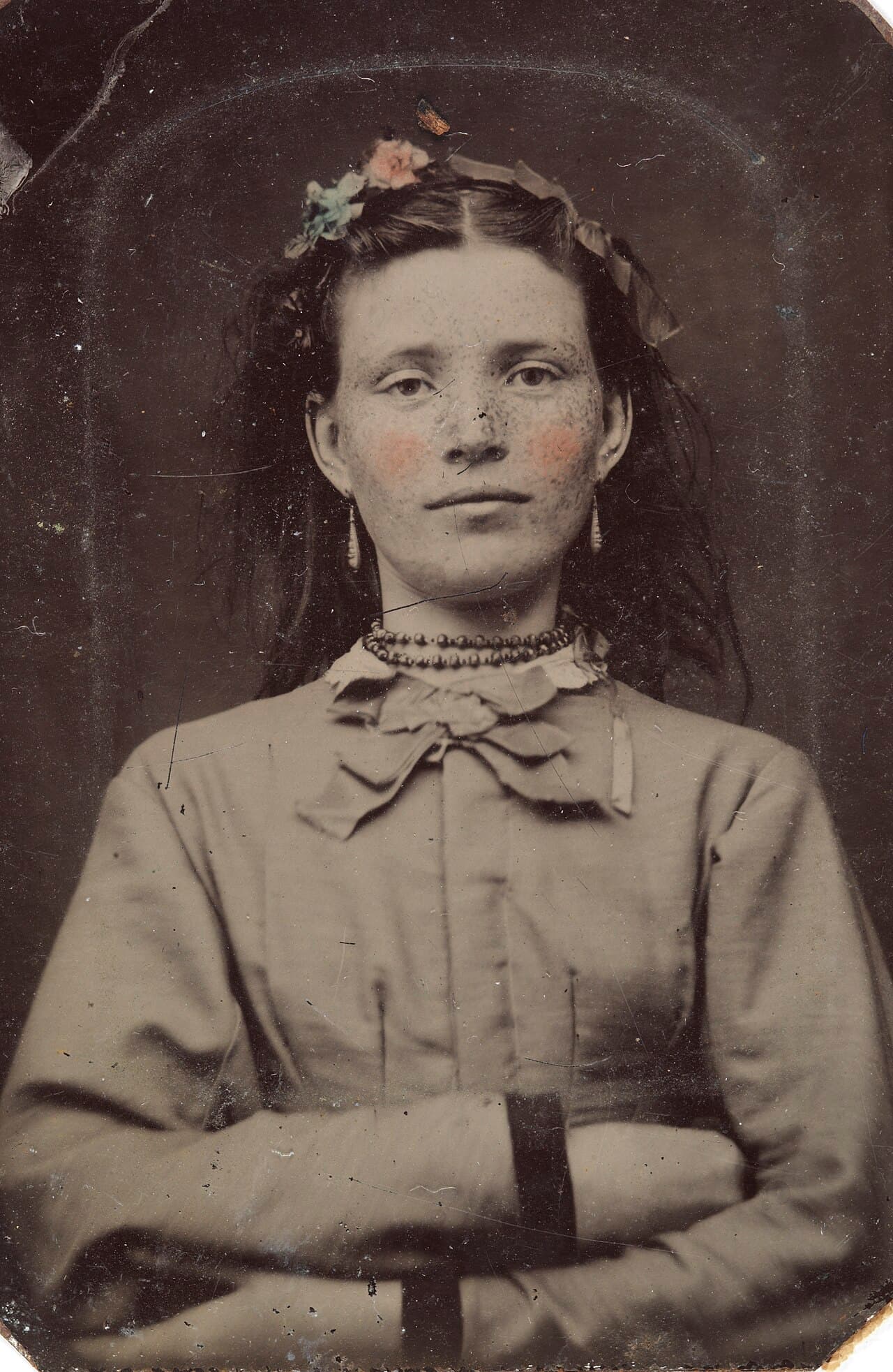 Retrato de archivo de una mujer joven